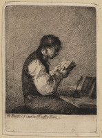 KG 14075
<br/>
Een lezende jongeman
<br/>
<em>Plonski, Michal (1778-1812)</em>